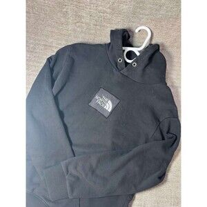 North Face Fleece Pullover Hoodie Men's 2XL Black Jacket Sweater